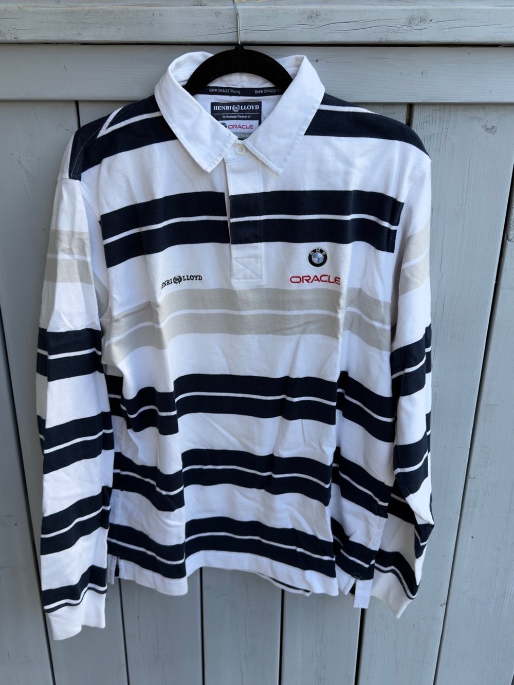 Vintage Henry Lloyd BMW, Oracle racing rugby long sleeved